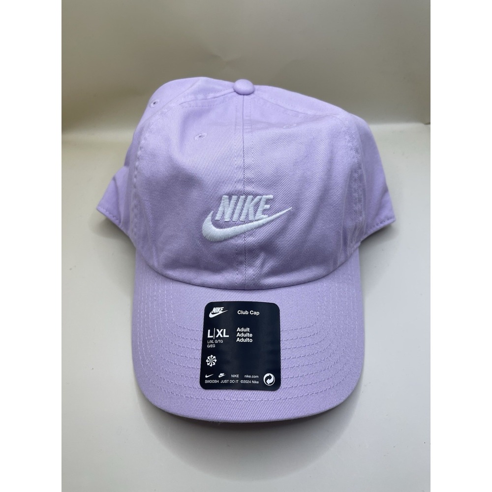 Nike Unisex Futura Wash Club Adjustable Hat Size L/ XL Lavender NWT